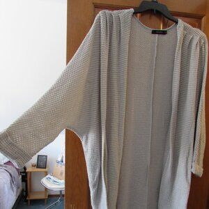 Zesica Size XL Cocoon Cardigan in Grey